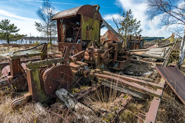 ドイツで失われた場所 捨てられた機械 — ストック写真
