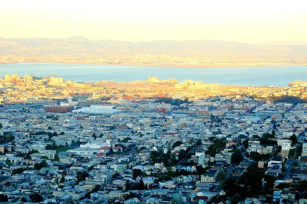 San Francisco Blick Morgen — Stockfoto