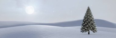 Yılbaşı için güzel bir Noel ağacı ya da Noel arkaplanı