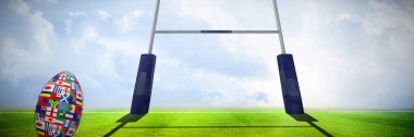 Rugby Dünya Kupası uluslararası topu bileşik görüntü