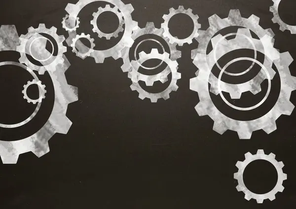 Settings Gear Cog Icons — Stock Photo, Image