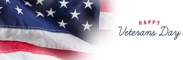 Composite Image Logo Veterans Day America — Stock Photo, Image
