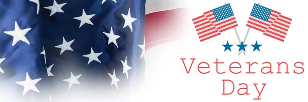 Imagen Compuesta Del Logotipo Para Día Los Veteranos América — Foto de Stock