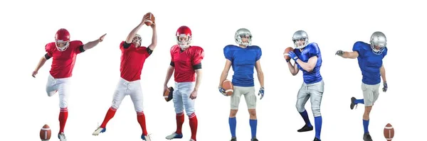 American Football Players Wide — Stock Photo, Image