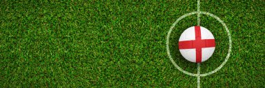 futbol İngiltere renklerde birçok parçalardan oluşan imge