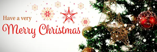 Background Christmas Card Beautiful Festive Christmas Card — Stock Photo, Image
