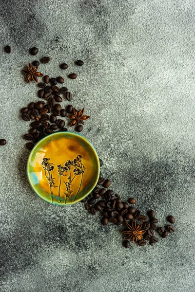 Bruna Rostade Kaffebönor — Stockfoto