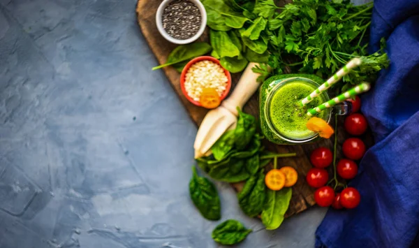 Close Shot Fresh Organic Vegetables Tabletop Background — Stock Photo, Image