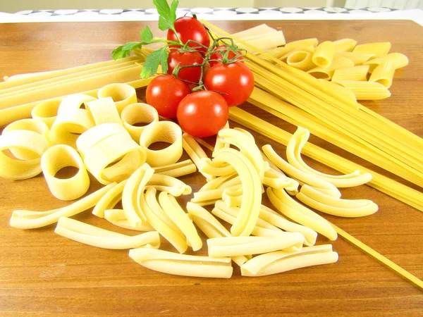 Close Shot Delicious Italian Pasta — стокове фото