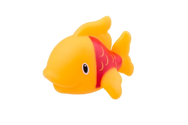Bath Toy Fish White Background — Stock Photo, Image