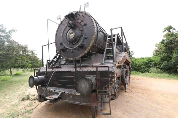Antika Tren Buhar Motoru — Stok fotoğraf