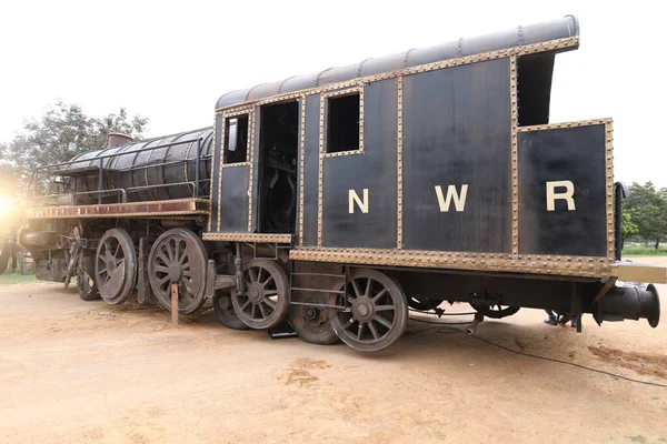 ヴィンテージトレイン蒸気機関車 — ストック写真