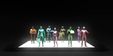 The Gig Economy 3d sunumu