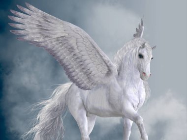 Muhteşem Beyaz Pegasus görünümü