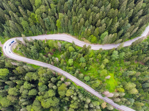 Motorväg Grön Skog — Stockfoto