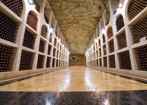 Wine bottles storage hall