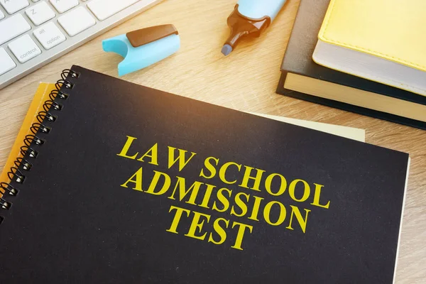 Lsat Law School Admission Test Desk — Foto Stock