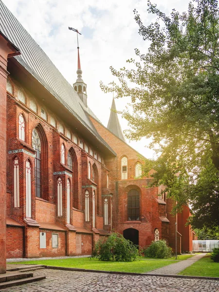 Catedral Koenigsberg Edificio Antiguo Estilo Gótico Arquitectura Kaliningrado Rusia — Foto de Stock