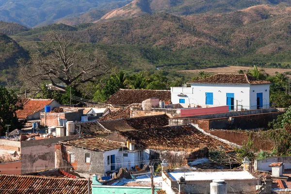 Città Coloniale Paesaggio Urbano Trinidad Cuba Patrimonio Mondiale Unesco — Foto Stock