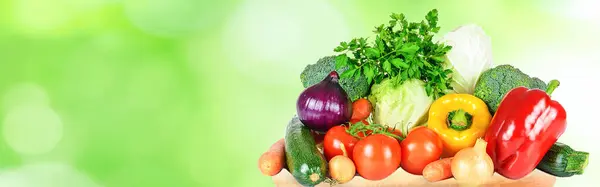 Mix Fresh Vegetables Close — Stock Photo, Image