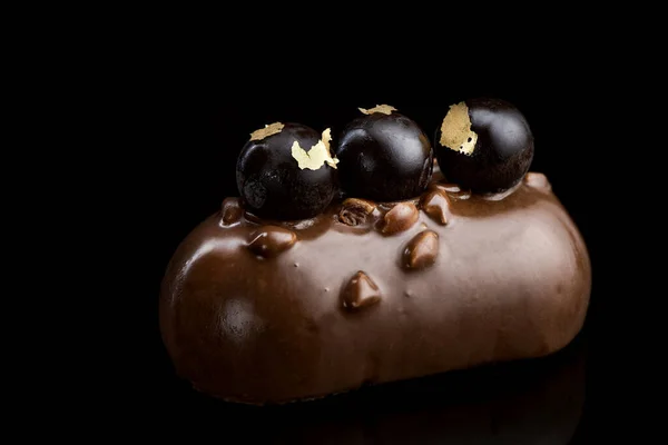 Artisan Monoportion Cake Handgemachtes Schokoladendessert Kreatives — Stockfoto
