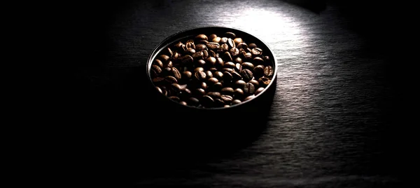 Kaffebönor Mörkret — Stockfoto