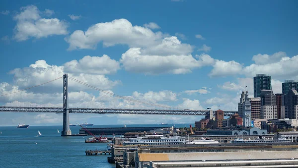 Bay Bridge Uit San Francisco — Stockfoto