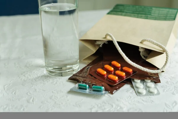 Prescription Order Hospital Doctor Medicines Drugs — Stock Photo, Image