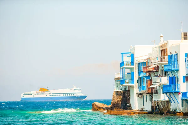 Mykonos Adası Yunanistan Cyclades Küçük Venedik — Stok fotoğraf