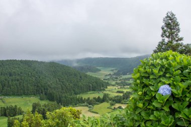 Azores takımadalarında yürüyün. Azores, Sao Miguel adasının keşfi. Sete Citade