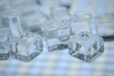 buz küpleri yakın çekim görüntüsü