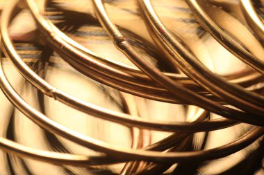 Renkli Bangles yakın plan görüntüsü