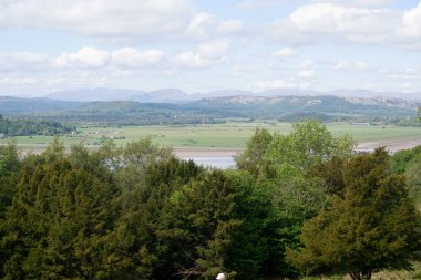 Arnside Knott 'tan Morecambe Körfezi Esturary