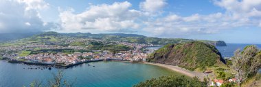 Azores takımadalarında yürüyün. Faial Adası 'nın keşfi, Azores. Portekiz, Azores. Horta