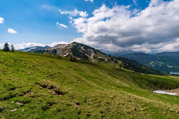 Passeio Montanha Nos Alpes Allgau — Fotografia de Stock
