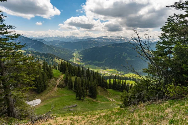 Plan Panoramique Beaux Paysages Montagnes Rocheuses — Photo