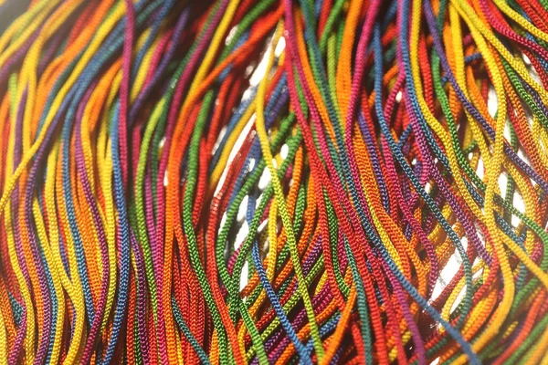 Corde Multicolore Sfondo Luminoso — Foto Stock