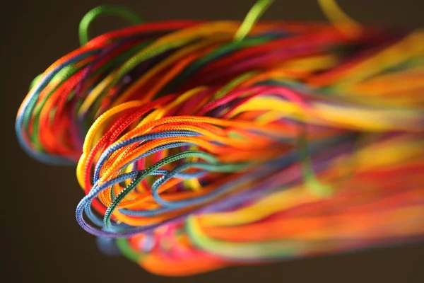Multicolor Ropes Bright Background — Stock Photo, Image