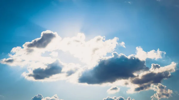 Belas Nuvens Céu Fundo Paisagem Nublada — Fotografia de Stock