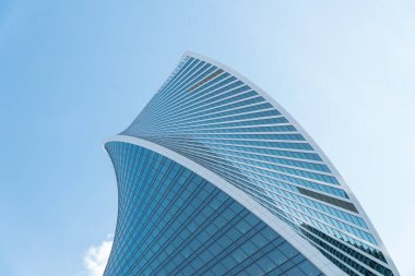 Moskova şehir bölgesindeki gökdelen 