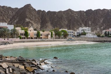 Muscat 'taki Old Town yakınlarındaki Muhteşem Umman Sahili