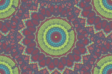 Mandala Kusursuz Desen, Geometrik Süsleme
