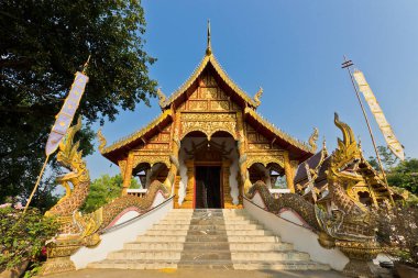 Asya tapınağı manzarası. Budist Mimari