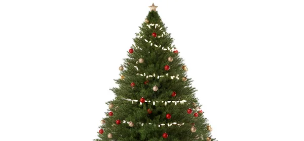 Gyönyörű Ünnepi Karácsonyfa Évre Vagy Karácsonyi Háttér — Stock Fotó