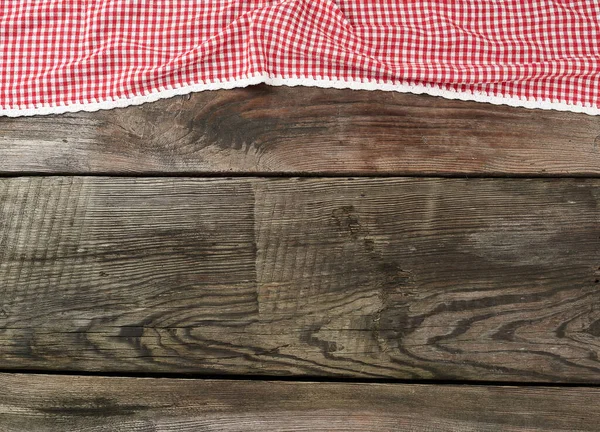 Rustic Wooden Texture Tablecloth Background — Stock Photo, Image