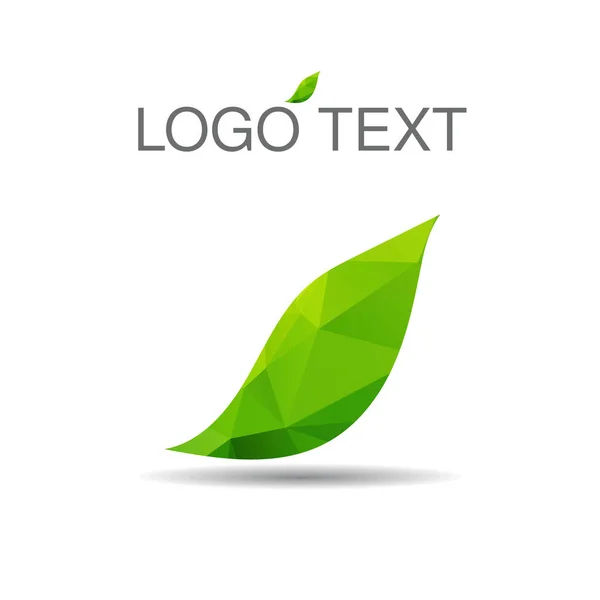 Vector Ecology Logo Icon Nature Logotype — Stock fotografie