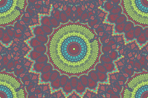 Wzór Bezszwowy Mandala Ornament Geometryczny — Zdjęcie stockowe