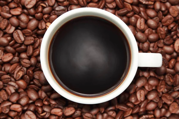 Kahve Çekirdekli Kahve — Stok fotoğraf