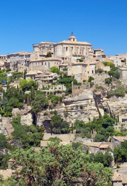 Gordes Köyünün güzel manzarası