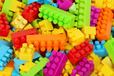 Oyuncak blokları kapatın 